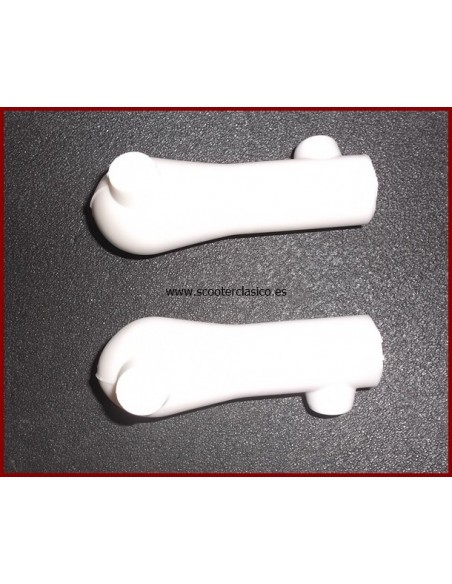 Goma caballete blanca