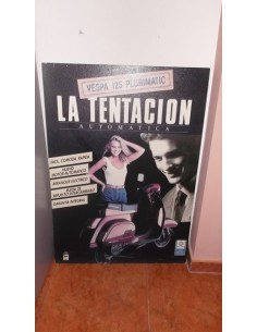 Cartel publicitario de Vespa Plurimatic