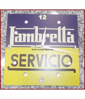 Reloj de Servicio Lambretta