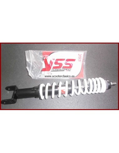 Amortiguador trasero regulable Vespa PK muelle blanco