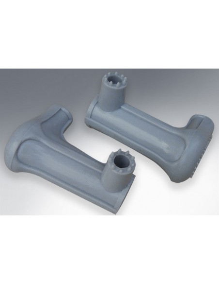 Goma caballete Vespa 16mm Gris