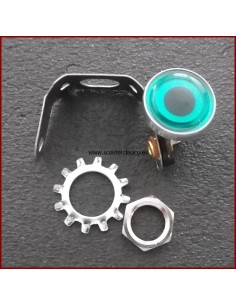 Testigo luz del faro Verde