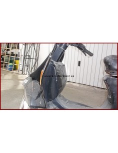 Bord&oacute;n de escudo Vespa PK cromado 2