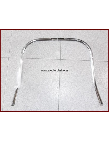 Bord&oacute;n de escudo Vespa PK cromado