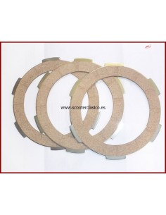 Juego discos embrague Vespa FL
