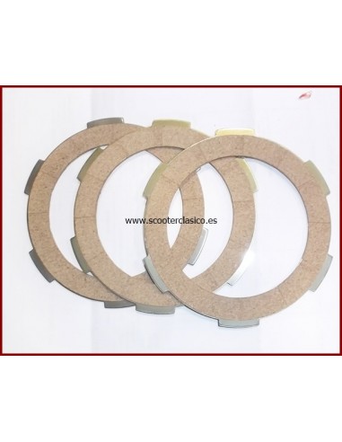 Juego discos embrague Vespa FL