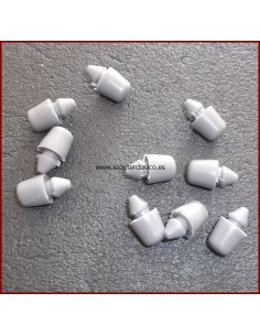 Goma tope puerta guantera Vespa 200 gris