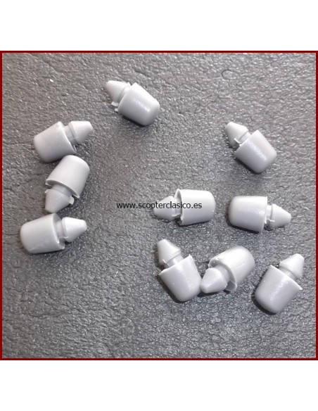 Goma tope puerta guantera Vespa 200 gris