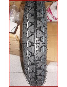 Cubierta 350x10 banda blanca Kenda 2