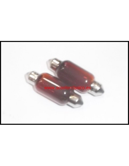 Bombilla plafonier 12v/18w naranja