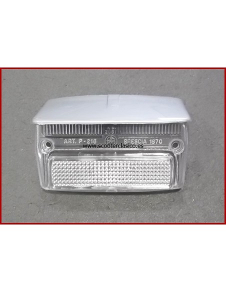 Tulipa transparente con visera