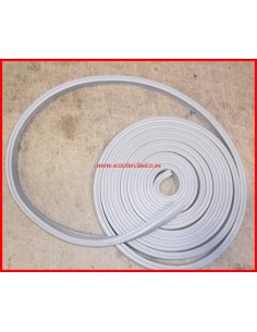 Goma canaleta Lisa gris 2