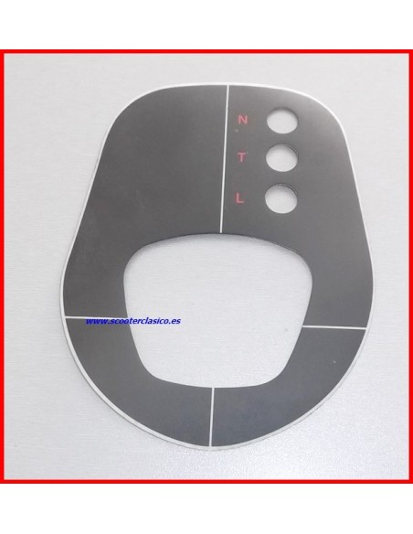 Pegatina manillar Lambretta LINCE original